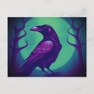 Cartão Postal Desenho de um pavimento sobre fundo azul brilhante
