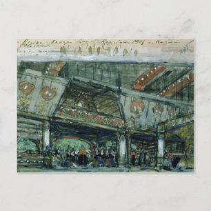 Cartão Postal Desenho do balé