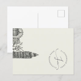 Cartão Postal Desenho do Tom do Flickermuse Mocha Mousse