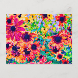 Cartão Postal desenho floral 1 - Cópia
