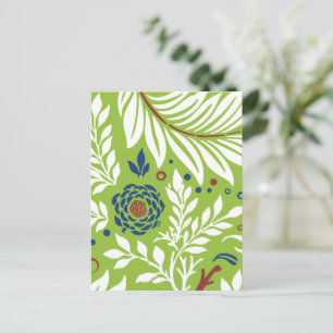 Cartão Postal Desenho Floral 27