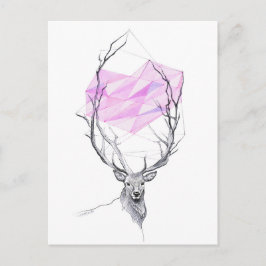 Cartão Postal Desenho geométrico dos cervejeiros e rosas