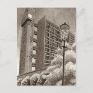 Cartão Postal Desenho original da Torre Trellick
