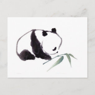 Cartão Postal Desenho panda