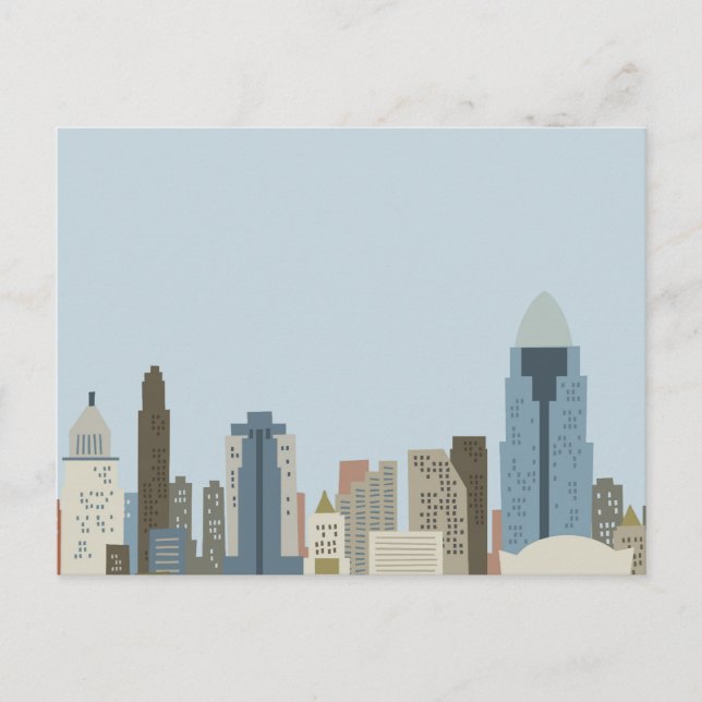 Cartão Postal Desenhos animados Cincinnati (Frente)