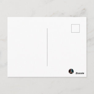 Cartão Postal Desenhos de esqui preto & inverno