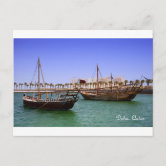 Cartão Postal Desenhos na Baía de Doha