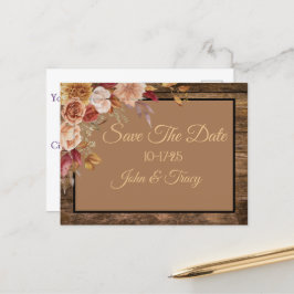 Cartão Postal Desenhos Personalizáveis de Salve a Data