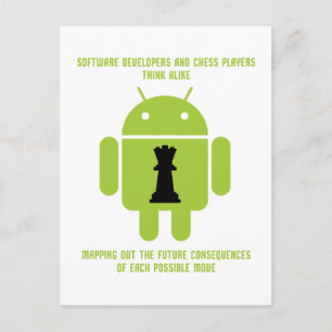 Cartão Postal Desenvolvedores de software Jogadores de xadrez pe