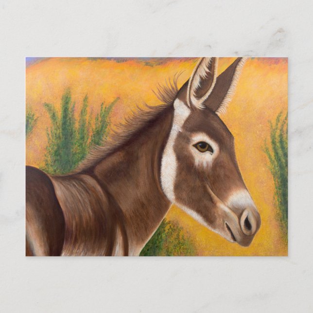 Cartão Postal Desert Burro (Frente)