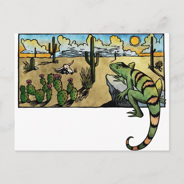 Cartão Postal Desert Sunrise (Frente)