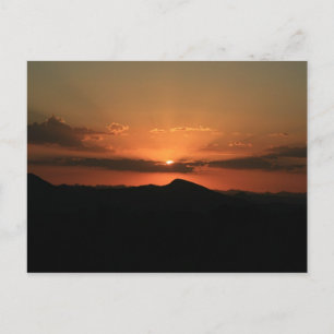 Cartão Postal Desert Sunset