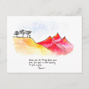 Cartão Postal Deserto