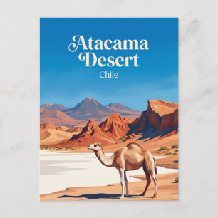 Cartão Postal Deserto de Atacama Chile