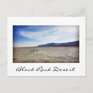 Cartão Postal Deserto de Black Rock