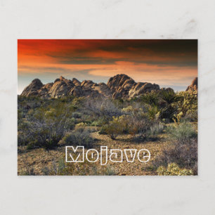 Cartão Postal Deserto de Mojave, Califórnia