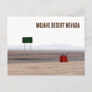Cartão Postal Deserto de Mojave Nevada