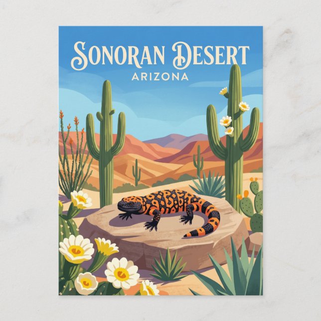 Cartão Postal Deserto de Sonora EUA (Frente)