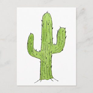 Cartão Postal Deserto Do Deserto Do Cactus Plantas Cactus Design