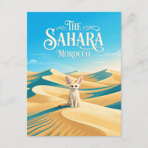 Cartão Postal Deserto do Saara Marrocos