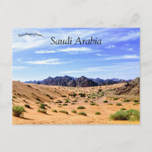 Cartão Postal Deserto Nafud Arábia Saudita