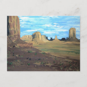 Cartão Postal Deserto pintado