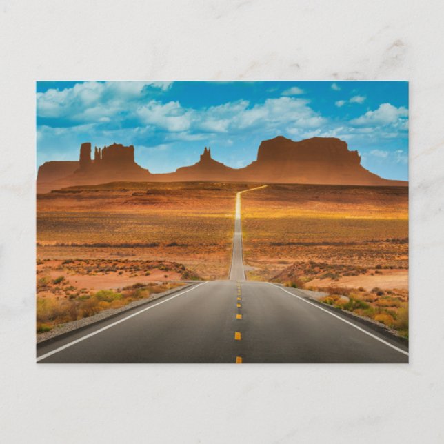 Cartão Postal Desertos | Monument Valley, Utah (Frente)