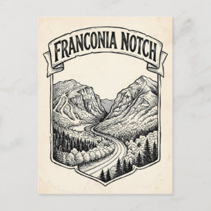 Cartão Postal Desfiladeiro de Franconia