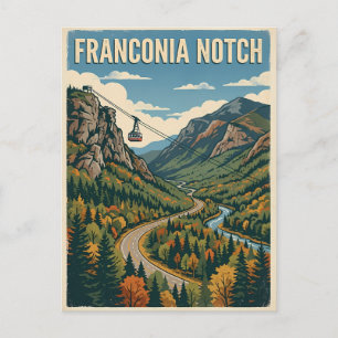 Cartão Postal Desfiladeiro de Franconia