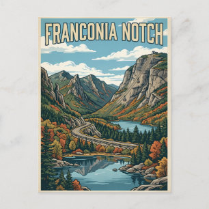 Cartão Postal Desfiladeiro de Franconia