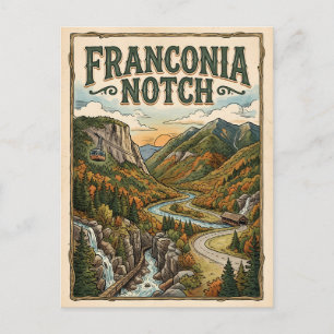 Cartão Postal Desfiladeiro de Franconia