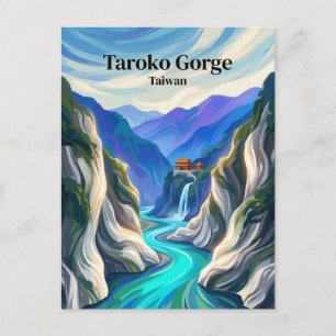 Cartão Postal Desfiladeiro de Taroko Taiwan