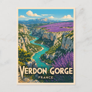 Cartão Postal Desfiladeiro de Verdon França