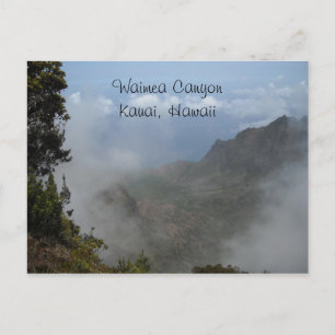 Cartão Postal Desfiladeiro de Waimea - Kauai, Havaí