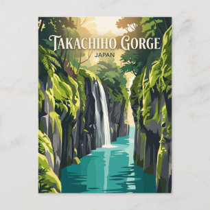 Cartão Postal Desfiladeiro Takachiho Japão