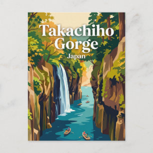 Cartão Postal Desfiladeiro Takachiho Japão