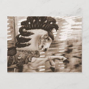 Cartão Postal Desfoque 8 Cavalo