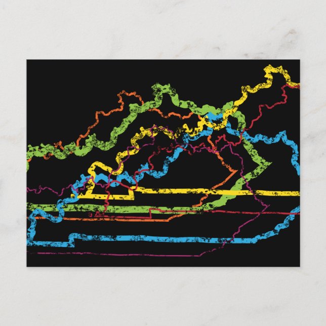 Cartão Postal desfoque do orgulho (Frente)