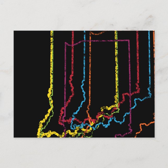 Cartão Postal desfoque do orgulho da índia (Frente)