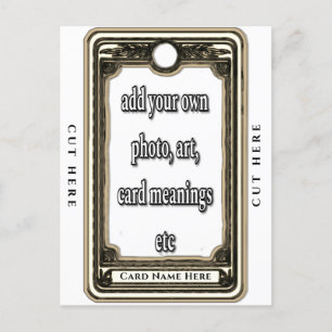 Cartão Postal Design A Sua Própria Placa Tarot