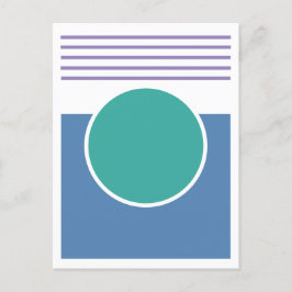 Cartão Postal Design abstrato sunshine