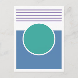 Cartão Postal Design abstrato sunshine