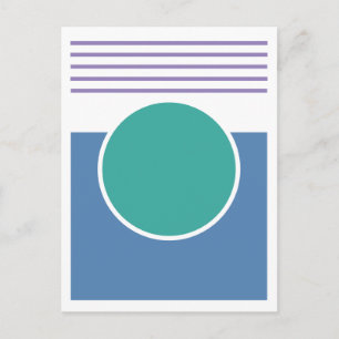 Cartão Postal Design abstrato sunshine