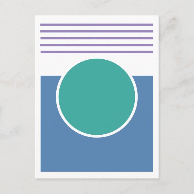 Cartão Postal Design abstrato sunshine (Frente)