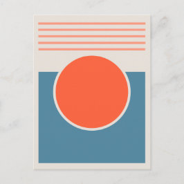 Cartão Postal Design abstrato sunshine