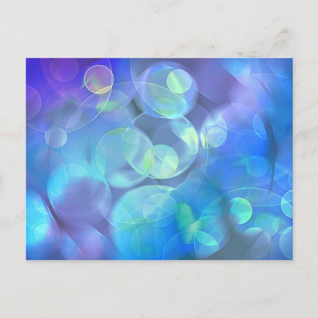 Cartão Postal Design abstrato surreal (Frente)
