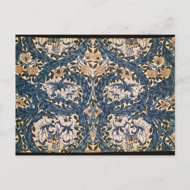 Cartão Postal Design africano Marigold, 1876 (Frente)