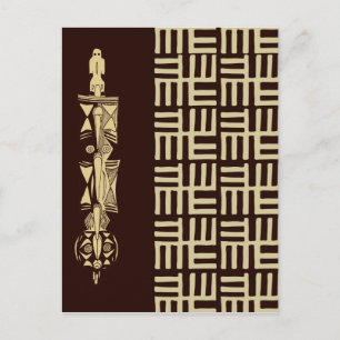 Cartão Postal Design africano nº 1 @ Stylnic