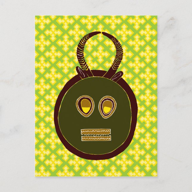 Cartão Postal Design africano nº 5 @ Stylnic (Frente)