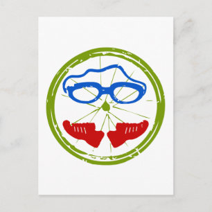 Cartão Postal Design artístico legal de Triathlon